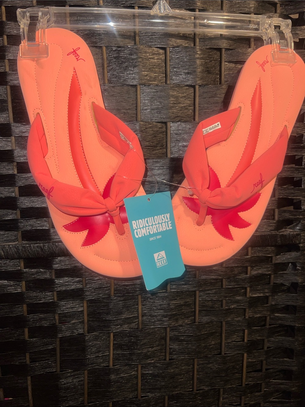 Reef Women's Coral Knot-Front Comfort Sandals NWT size 9